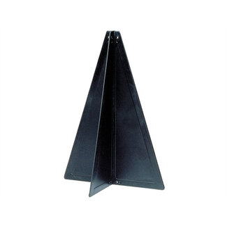 Eval SIGNAALKEGEL ZWART KUNSTSTOF H=47CM