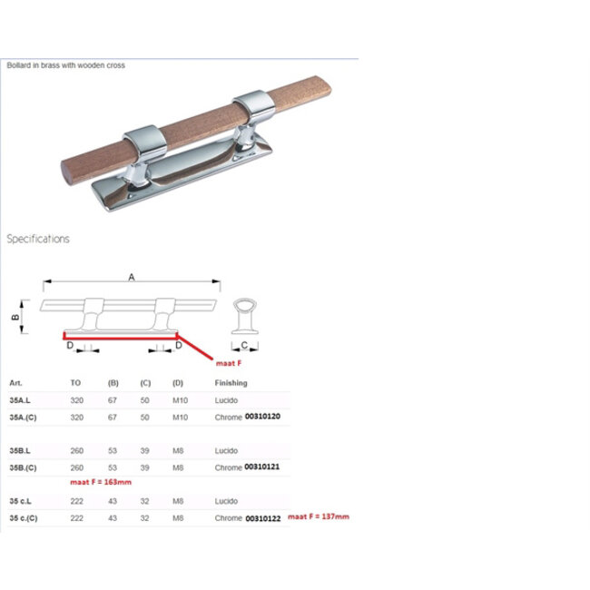 Foresti & Suardi FORESTI & SUARDI KIKKER MET HOUT 35-SERIE 320
