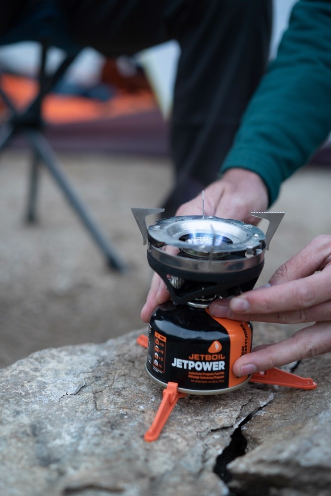 JETBOIL CANISTER STABILIZER XXL water