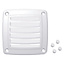 Nuova Rade TOPLINE VENTILATIEROOSTER 9,2X9,2CM WIT