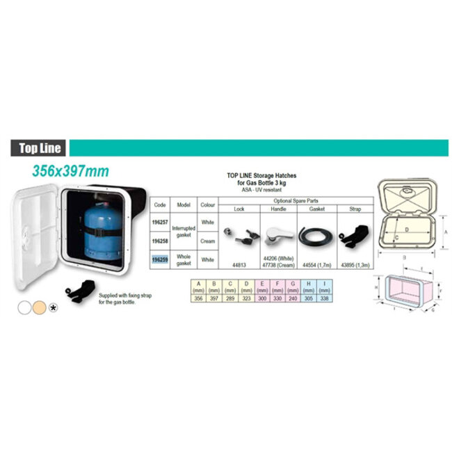 Nuova Rade GASFLESBOX "CAMPINGAZ" - CE