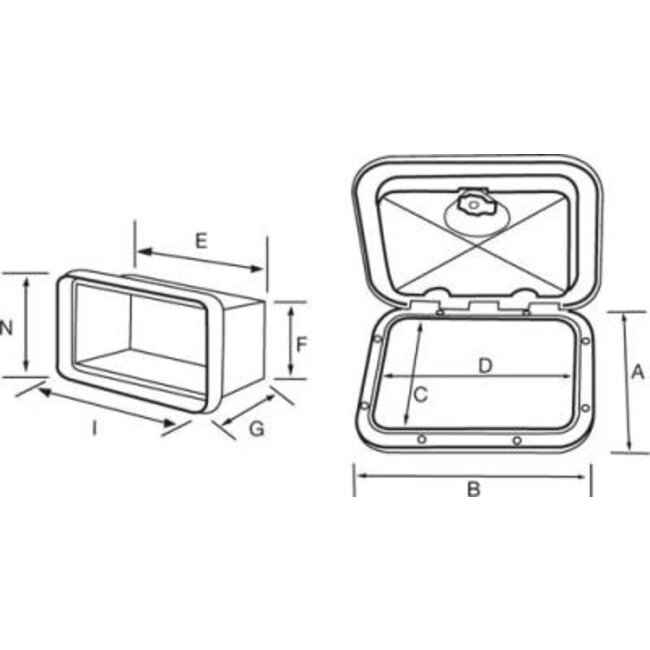 Nuova Rade GASFLESBOX "CAMPINGAZ" - CE