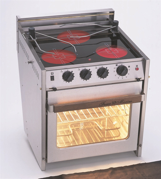 Force 10 ELEKTRISCHE OVEN + KERAMISCHE KOOKPLAAT 3 PITS