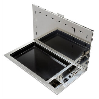 Force 10 ANTIGUA RVS INBOUW GASPLANCHA MET DEKSEL