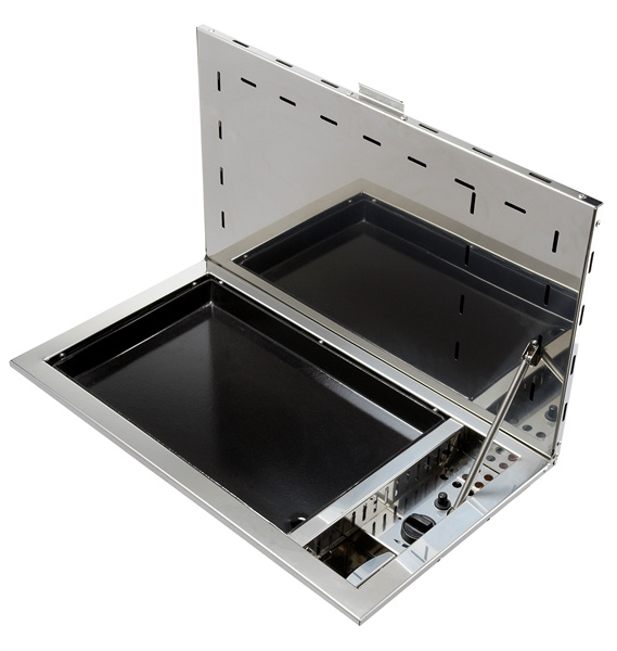 Force 10 ANTIGUA RVS INBOUW GASPLANCHA MET DEKSEL