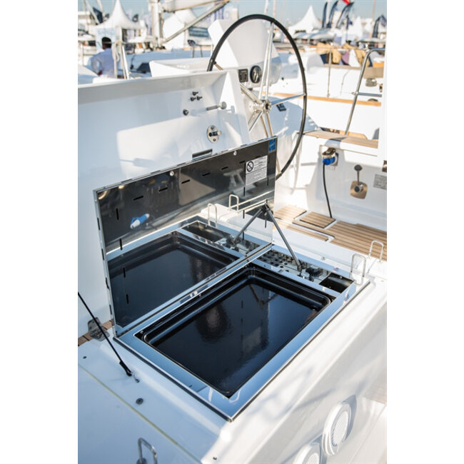 Force 10 ANTIGUA RVS INBOUW GASPLANCHA MET DEKSEL