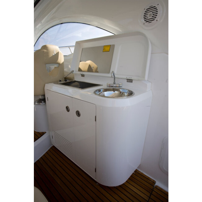 Force 10 ANTIGUA RVS INBOUW GASPLANCHA MET DEKSEL