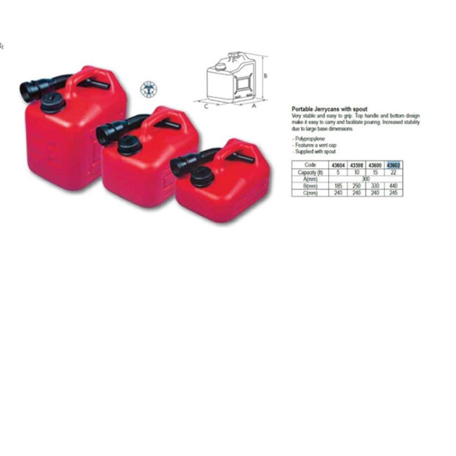 Nuova Rade KUNSTSTOF JERRYCAN 5 LITER