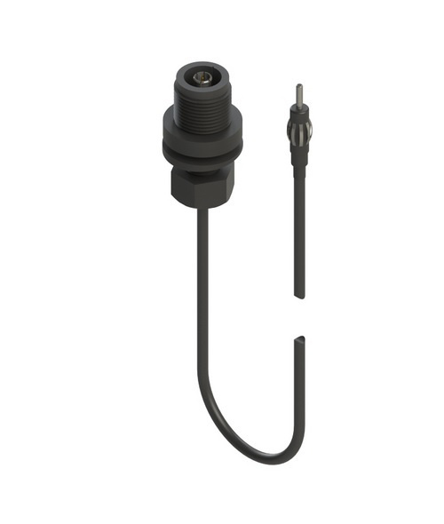 Pacific Aerials SEAMASTER DEKDOORVOER STEUN ZWART+5M KABEL