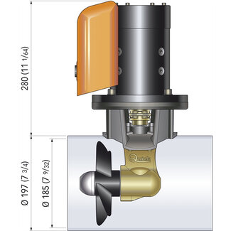 Quick B.S. SINGLE/75KG/24V/Ø 185MM