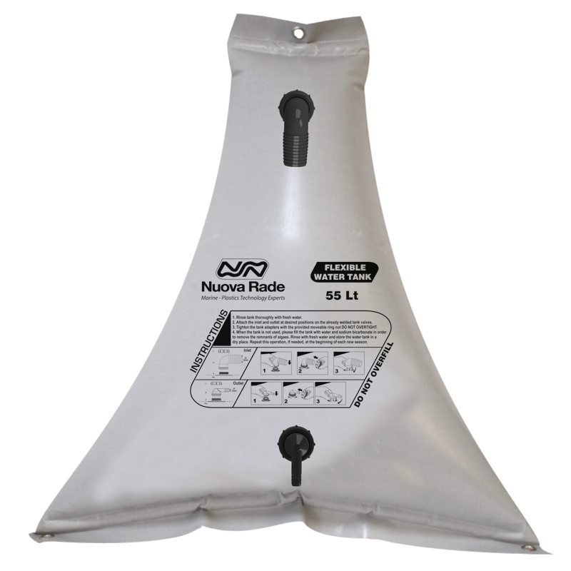Nuova Rade FLEXIBELE WATERTANK, DRIEHOEK, 100LTR, 1080X1080X210MM