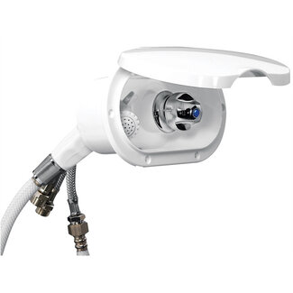 Nuova Rade NR INBOUWDOUCHE MET WITTE DOUCHE, KOUDWATERKRAAN 3 M SLANG WITTE DEKSEL