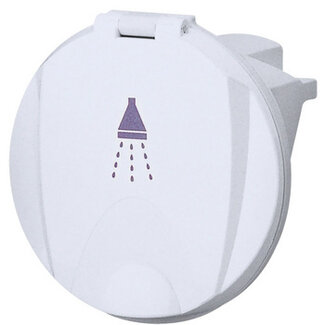 Nuova Rade NR INBOUW DEKDOUCHE ROND CHROOM EX. DOUCHEKOP