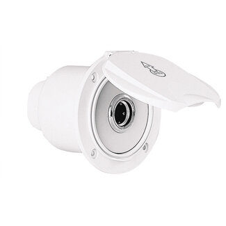 Nuova Rade NR DEKWASPOMP KOPPELING MET DEKSEL WIT RECHTE AANSLUITING