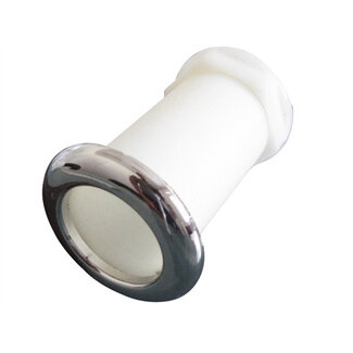 Nuova Rade NYLON DOORVOER 1½", RVS FLENS, L=63MM