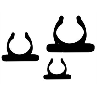 Nuova Rade KUNSTSTOF CLIPS DIAMETER 45MM ZWART