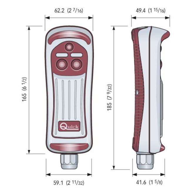 Quick HANDHELD AFSTANDSBEDIENING