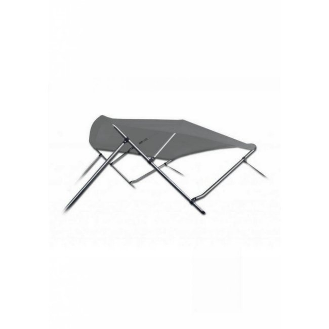Navishade Aluminium Biminitop 3 bogen - Hoogte 117 - Breedte 137 - 152 cm