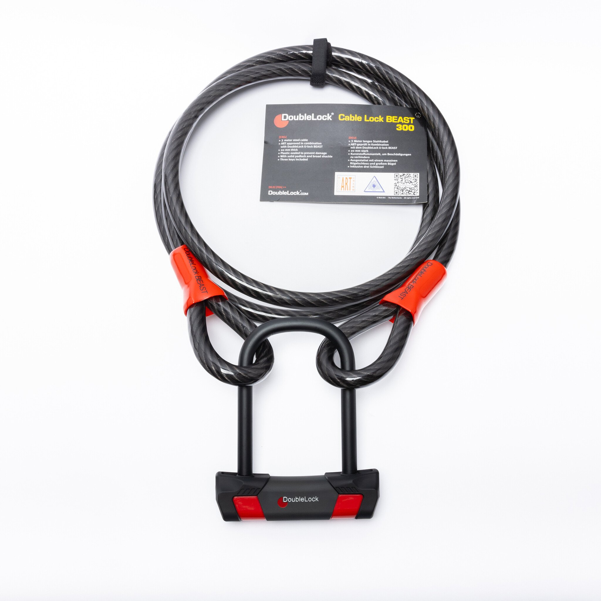 Doublelock Cable Lock BEAST 300 ART