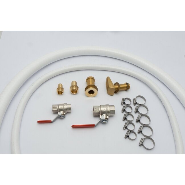 HOLLEX Aansluitkit handbediend toilet in 3/4"out 1 1/2"