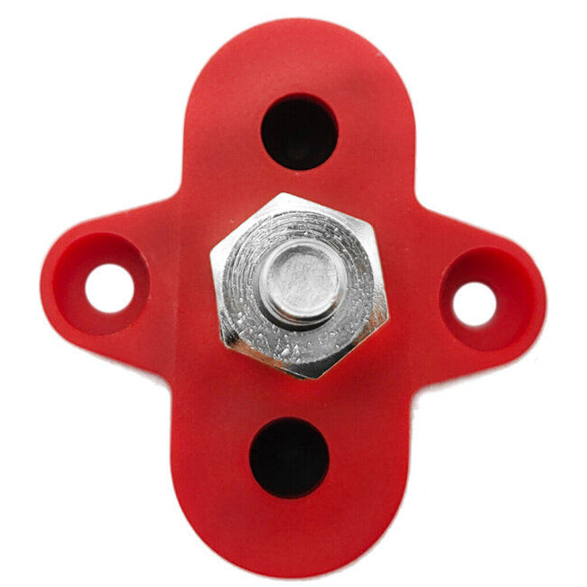 HOLLEX Aansluitstud enkelvoudig M6 rood