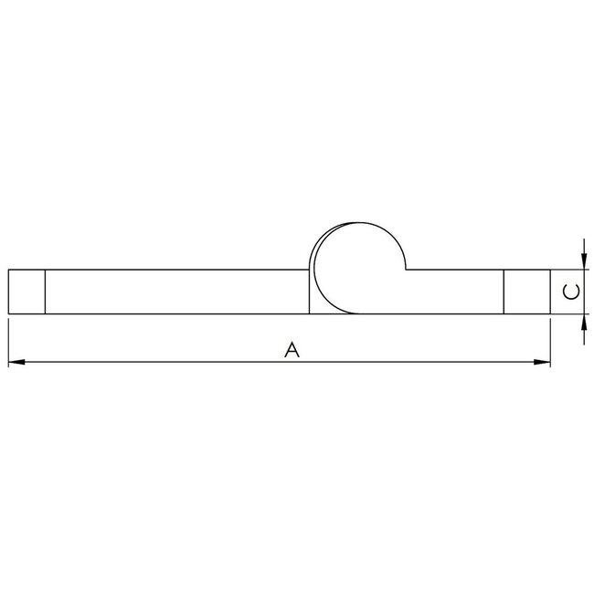 HOLLEX Deurscharnier 56,2x38,1mm