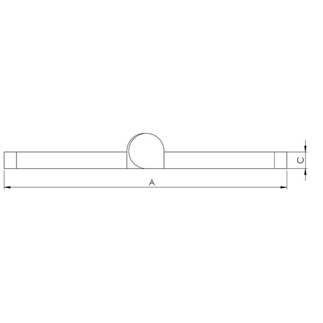 HOLLEX Deurscharnier 76,2x38,1mm