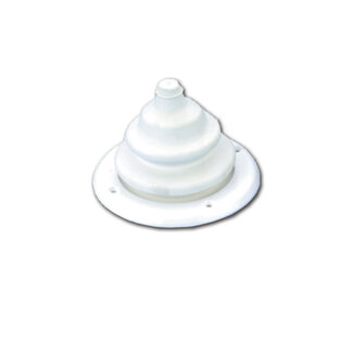 HOLLEX Kabeldoorvoer met ring wit ø100 - 70mm