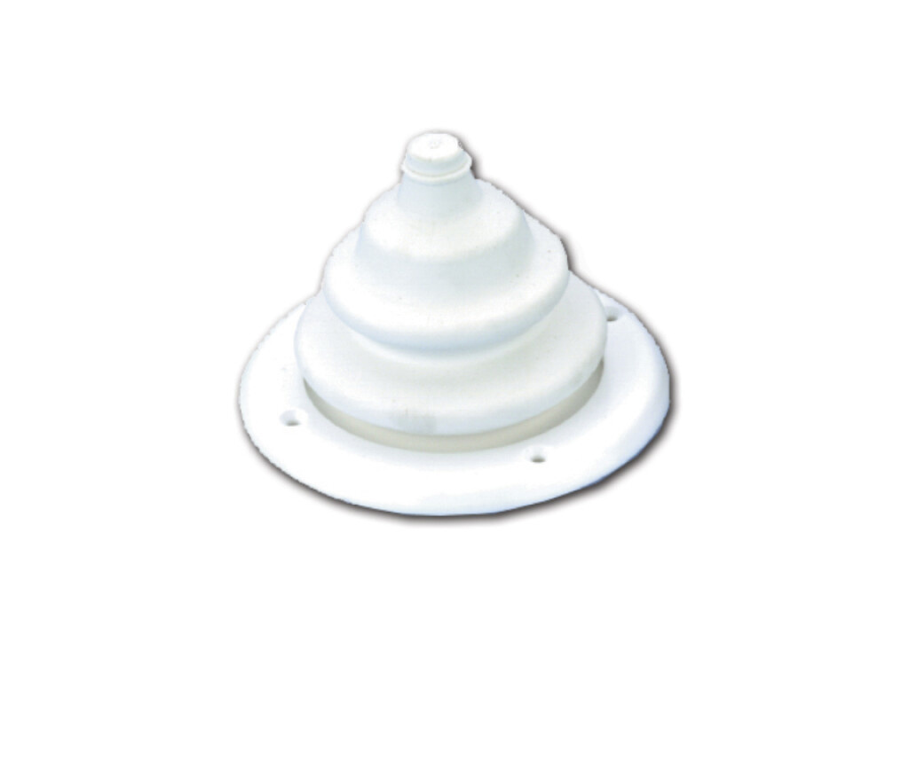 HOLLEX Kabeldoorvoer met ring wit รธ100 - 70mm