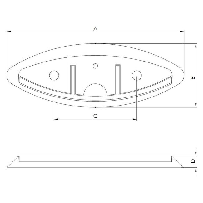 HOLLEX kikker opklapbaar 214mm