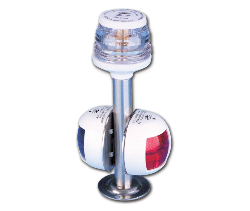 HOLLEX Lantaarn met navigatieverlichting 12V zwart