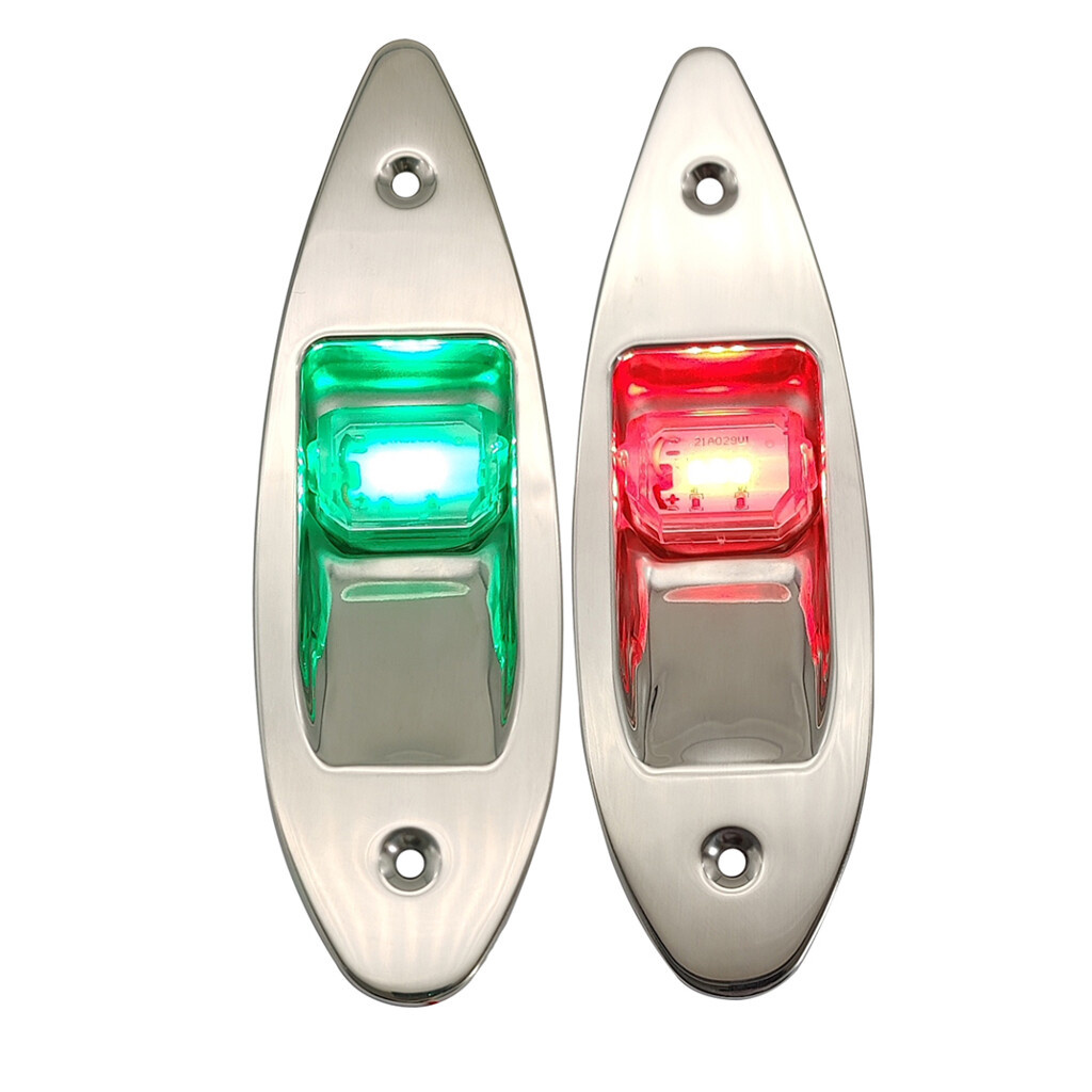 HOLLEX Led Boeglampenset Stuur/Bakboord 12VDC Inb.