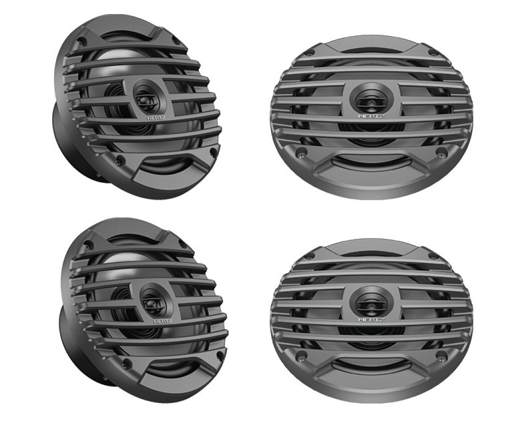 HOLLEX Marine Speaker HBX 6.5 M-C Zwart /Set van 4