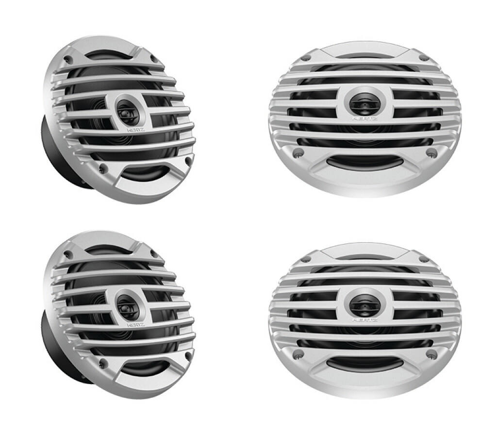 HOLLEX Marine Speaker HBX 6.5 M-S Zilver/Set van 4