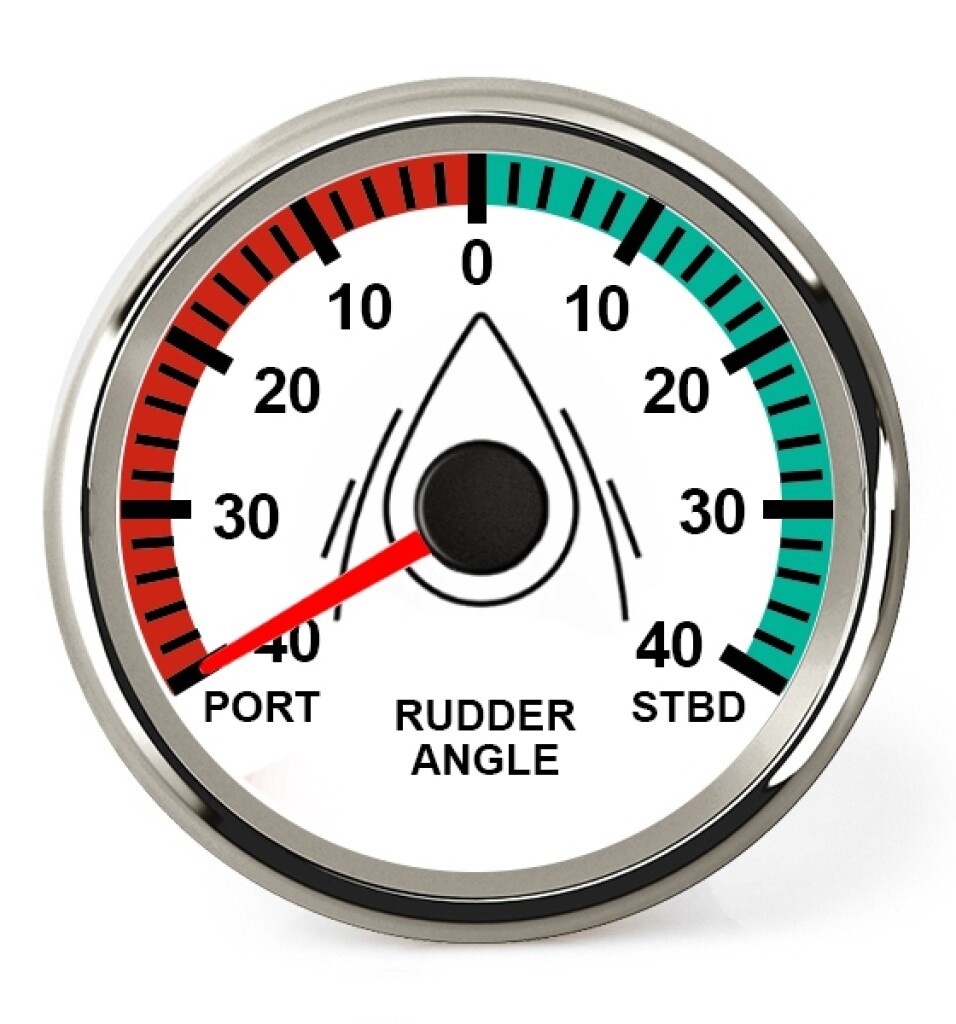 HOLLEX Roerstandmeter wit/rvs 9-32V ΓΈ52mm