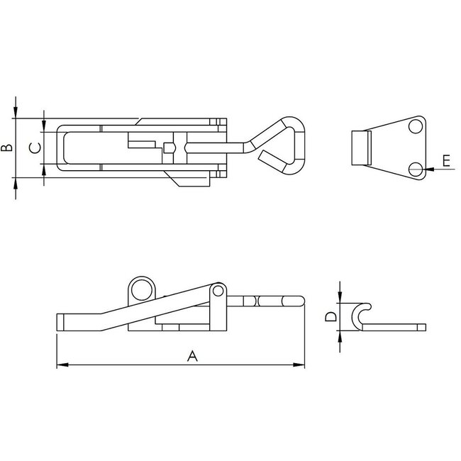 HOLLEX slotoverval 78mm
