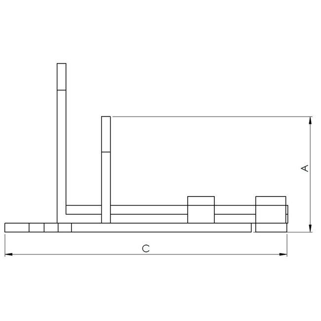 HOLLEX sluiting verschuifbaar 89mm