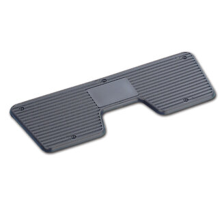 HOLLEX Spiegelbeschermplaat 27x10 zwart kunststof