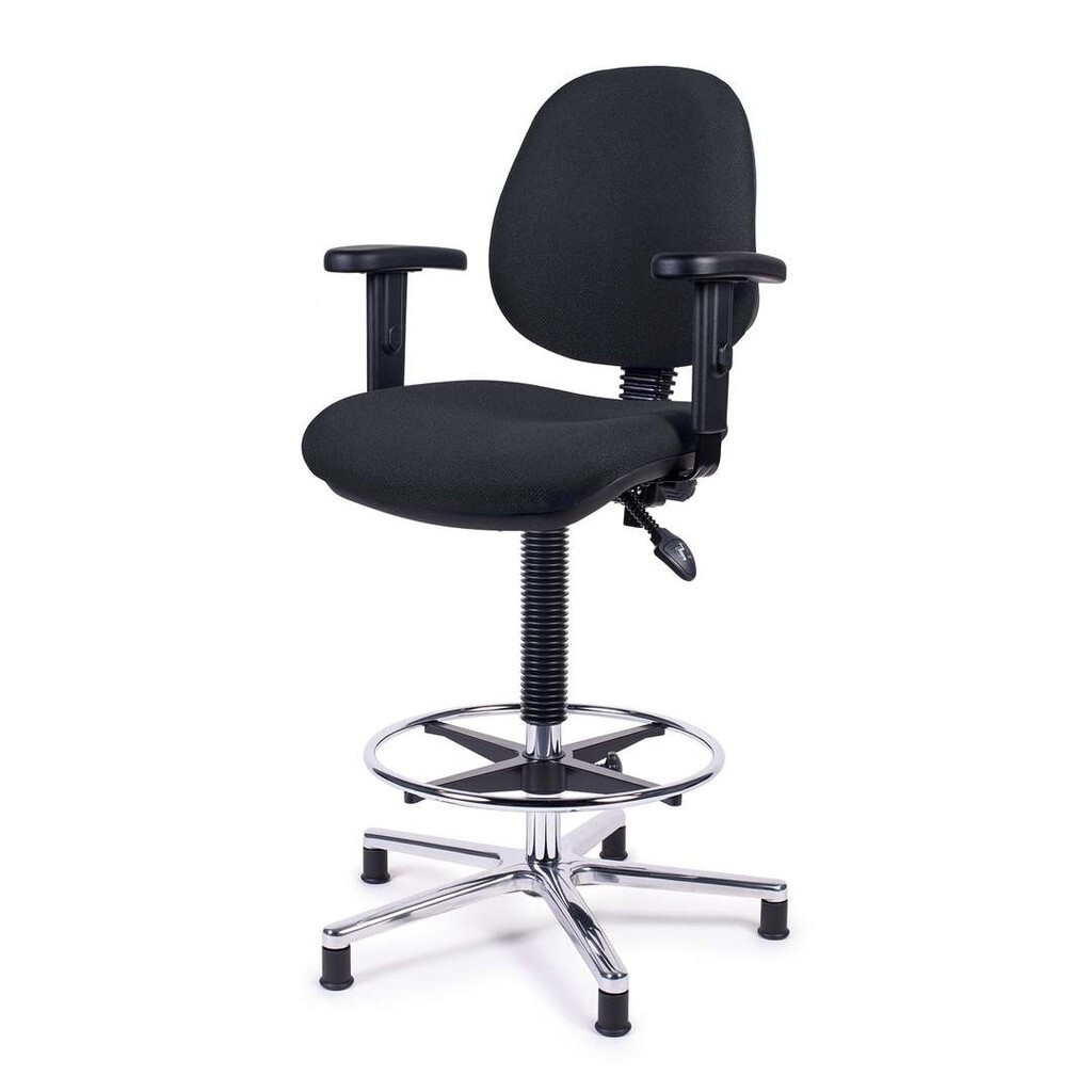 HOLLEX Stuurstoel Delta II / stof zwart
