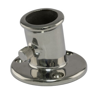 HOLLEX Vlaggenstokhouder 25mm 10° AISI316