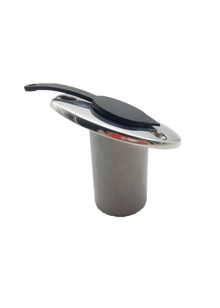 HOLLEX Vlaggenstokhouder 25mm Inbouw 45Β° AISI316
