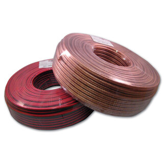 HOLLEX Speakerkabel 2x1,5 mm² zwart/rood 100 mtr