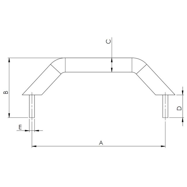 HOLLEX Handgreep rvs316
