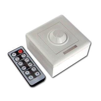 HOLLEX Dimmer in- opb met IR A/B draaiknop 12/24V