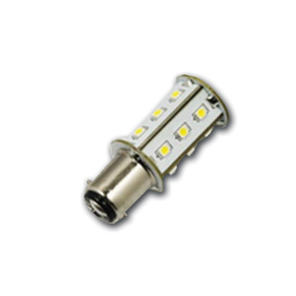 HOLLEX LED BA15S 10-30V / 2,5W WW dimbaar 360Β°