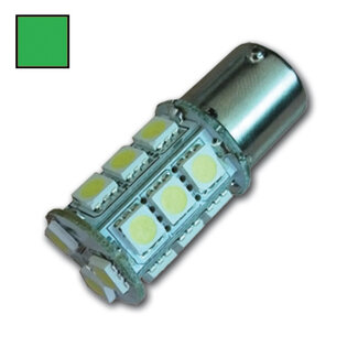 HOLLEX LED Bay15D 10-30V / 3,2W groen 18 LEDS