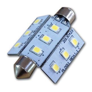 HOLLEX LED Festoon 10-30V / 2,0W WW 9 LEDS 42mm