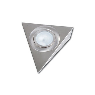 HOLLEX LED Opbouwspot rvs Triangel 10-30V 1,6W ww