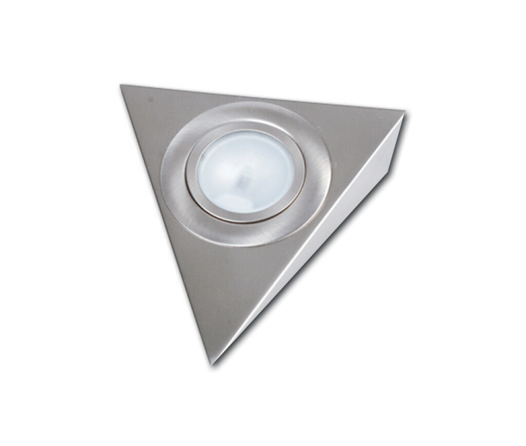 HOLLEX LED Opbouwspot rvs Triangel 10-30V 1,6W ww