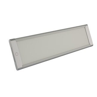 HOLLEX LED Paneel 12V 8W zilver 300x76mm ww dimb.